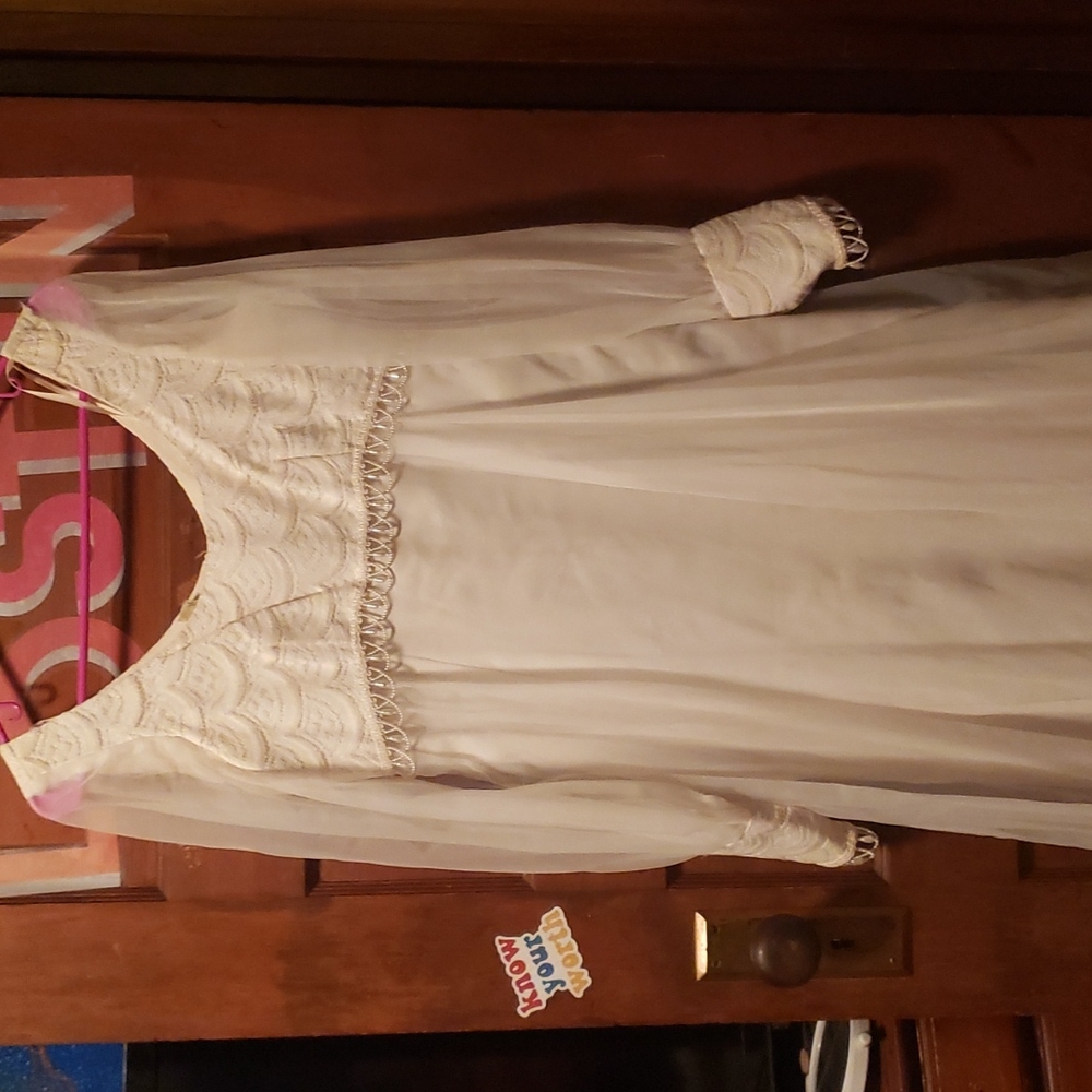 White vintage dress
